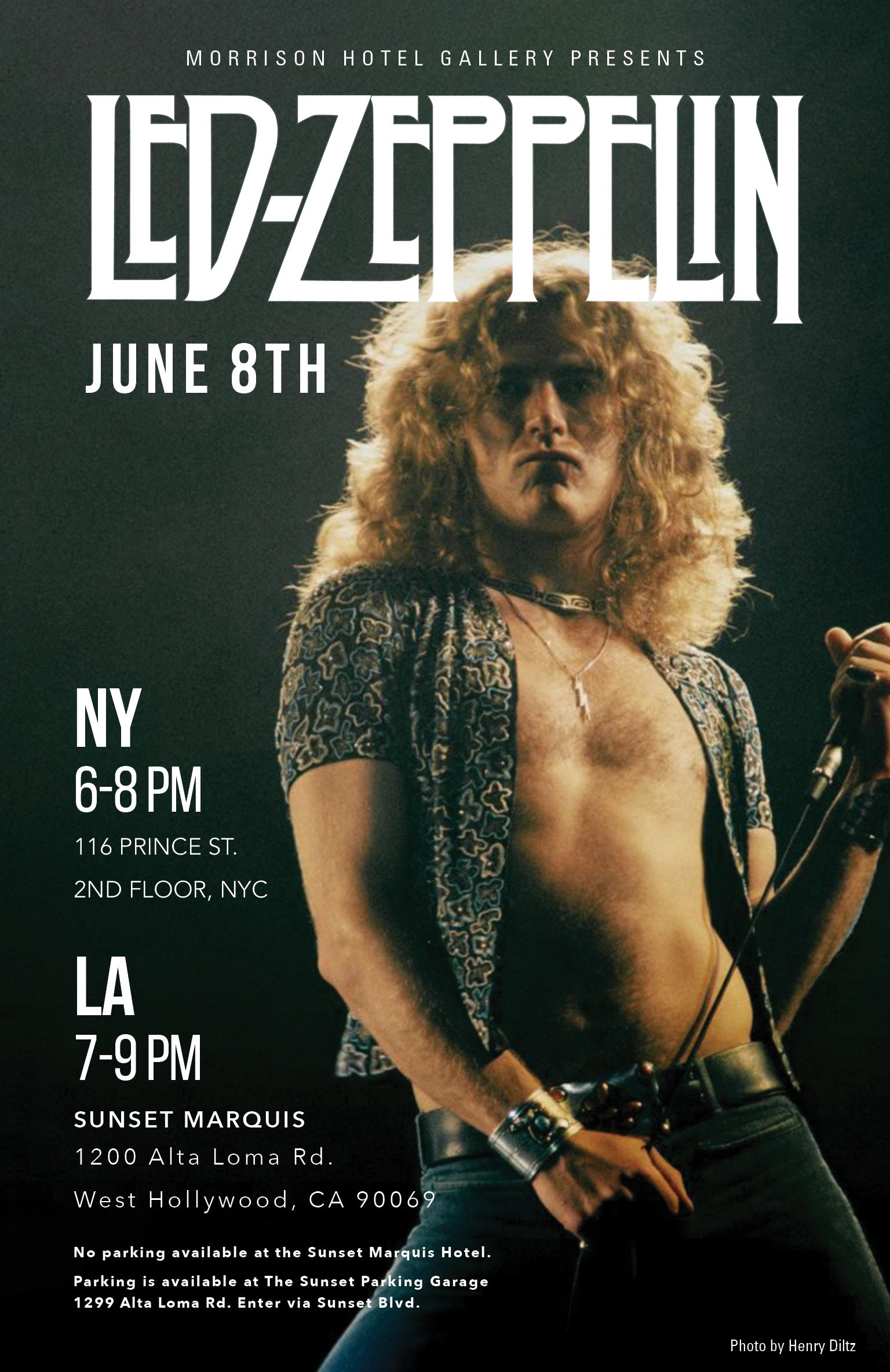Morrison Hotel Gallery Events - Led Zeppelin