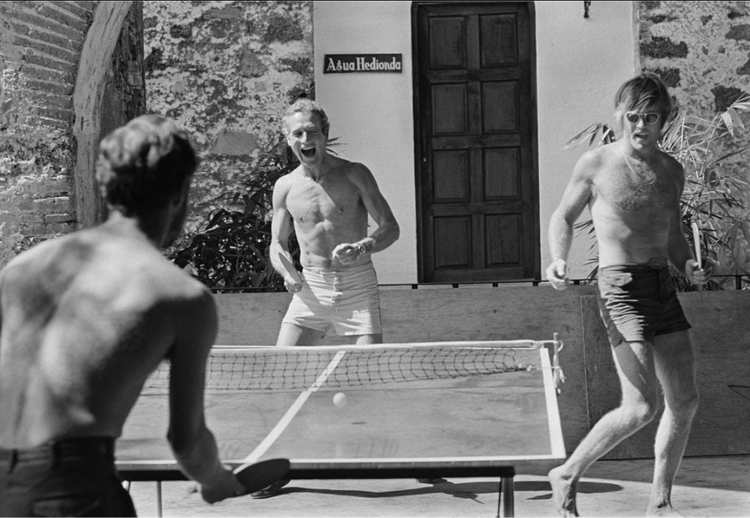 Aluminum Paul Newman and Robert Redford, Filming Butch Cassidy and the Sundance Kid, Durango, Mexico, 1968