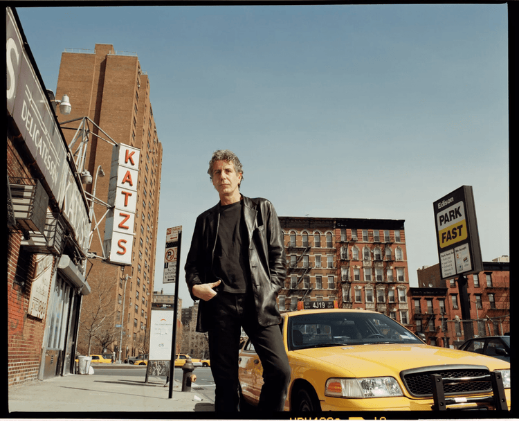 Anthony Bourdain, Katz Deli, NYC, 2008 - Morrison Hotel Gallery