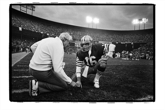Bill Walsh and Joe Montana, Mentor and Master, NFC Championship, 1985 - Morrison Hotel Gallery