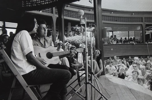 Bob Dylan and Joan Baez, Newport, RI, 1963 - Morrison Hotel Gallery