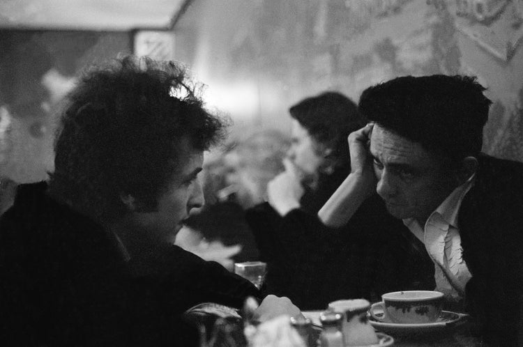 Bob Dylan & Johnny Cash, At The Table, 1965 - Morrison Hotel Gallery