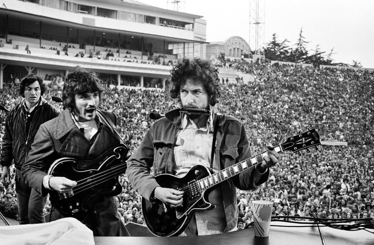 Bob Dylan, SNACK Benefit, Kezar Stadium, March 23, 1975. - Morrison Hotel Gallery
