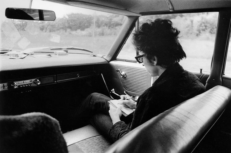 Bob Dylan, Writing in the Car, 1964 - Morrison Hotel Gallery