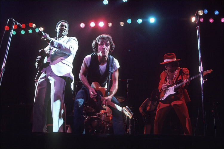 Bruce Springsteen, Trio Guitars, NYC, 1976 - Morrison Hotel Gallery