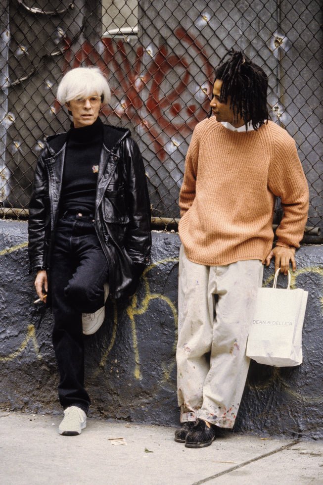 David Bowie and Jeffrey Wright on the set of "Basquiat", 1995 - Morrison Hotel Gallery