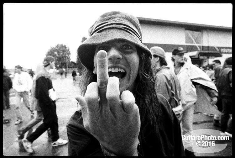 Eddie Vedder, Middle Finger, Lollapalooza - Morrison Hotel Gallery