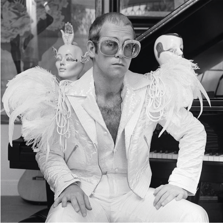 Elton John Feathers - 40x40 - Morrison Hotel Gallery