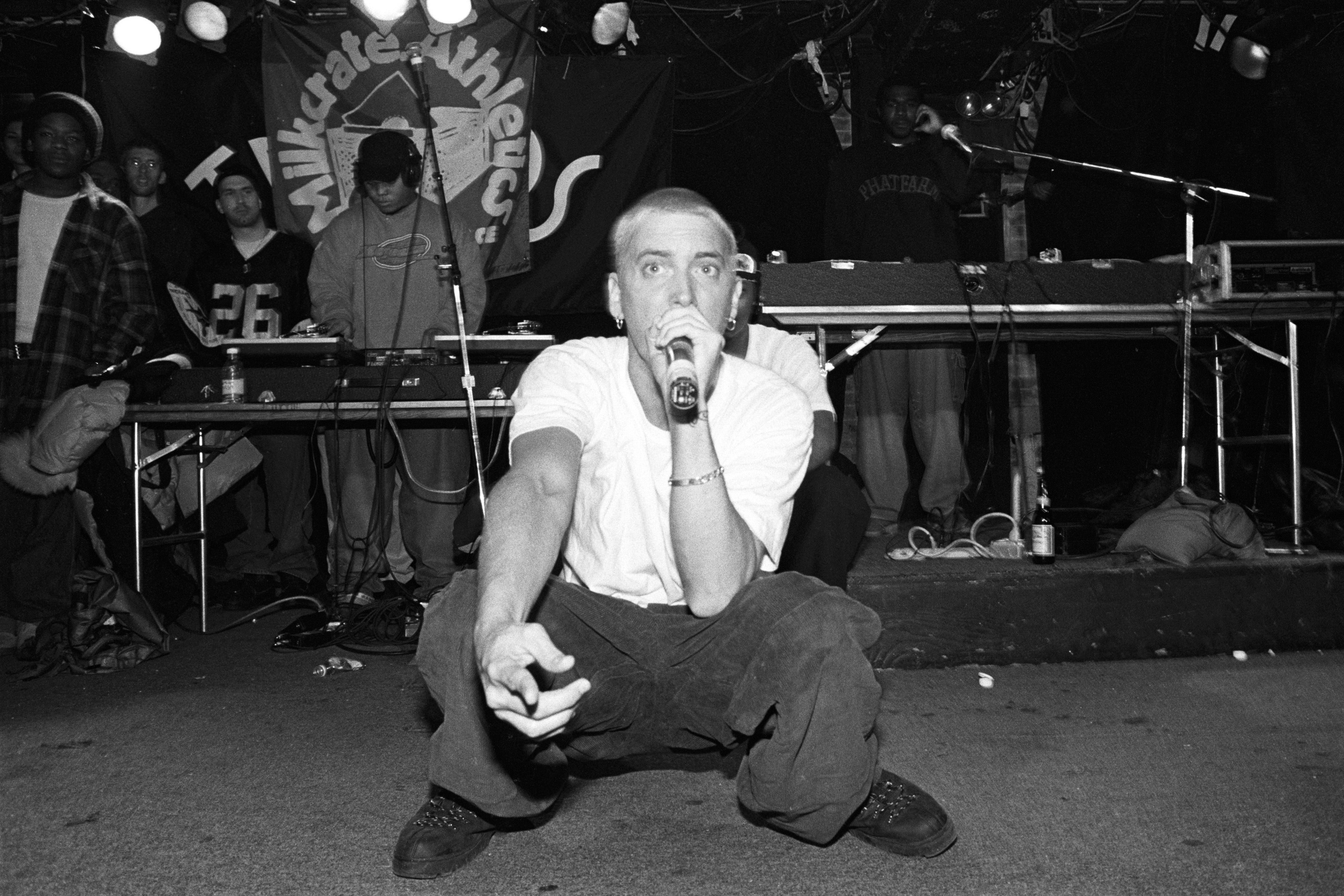 Eminem, Tramps, NYC, 1999