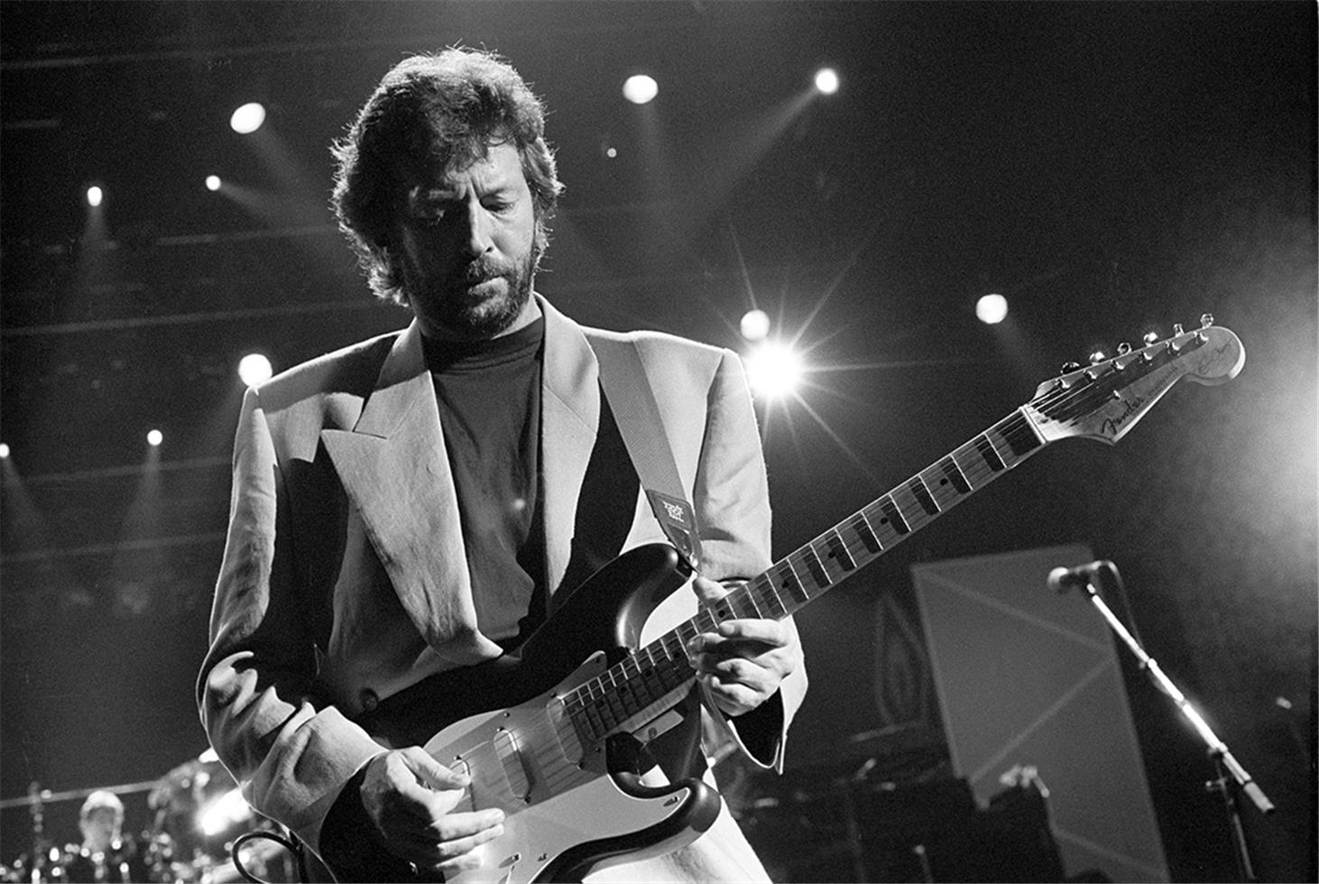 洋楽 Eric Clapton / Congratulations! /UK 1988 Eric Clapton and Mark Knopfler 1988 at the Nelson Mandela