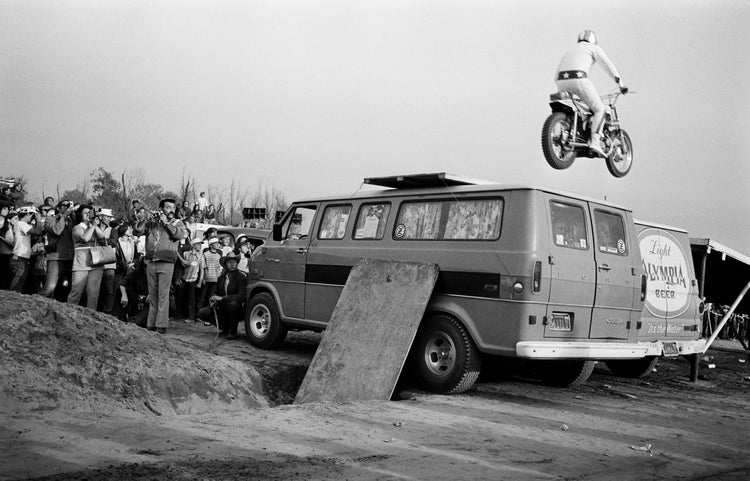Evel Knievel, Northern CA, April 9, 1972. - Morrison Hotel Gallery