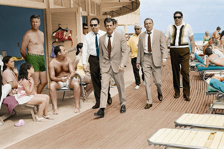 Frank Sinatra, Fontainebleau Boardwalk, Miami Beach, FL, 1968 - Color - Morrison Hotel Gallery