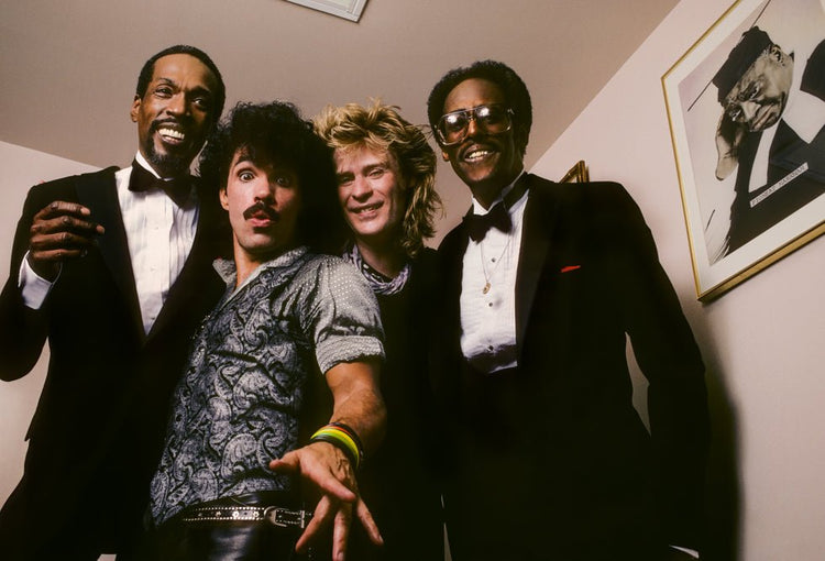 Hall and Oates with David Ruffin and Eddie Kendrick, NYC, 1985 - Morrison Hotel Gallery