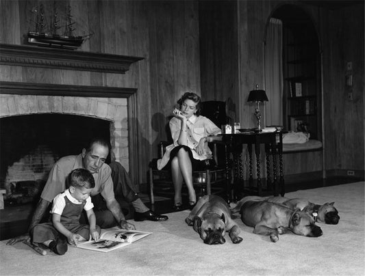 Humphrey Bogart, Stephen Bogart, and Lauren Bacall, 1952 - Morrison Hotel Gallery