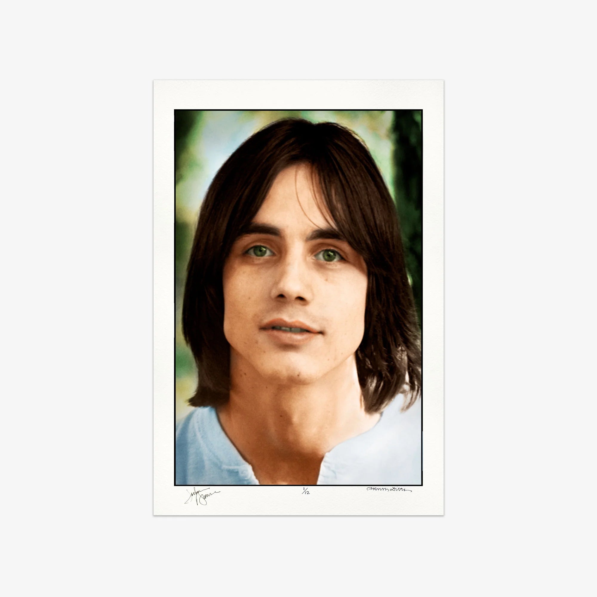 Jackson Browne, Late For The Sky, 1971, Colourised & Co-signed