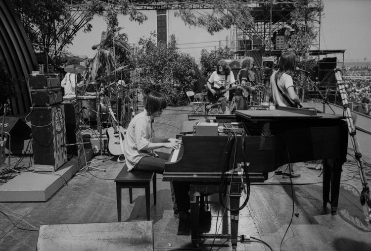 Jackson Browne performing with Eagles at California Jam, 1974 - Morrison Hotel Gallery