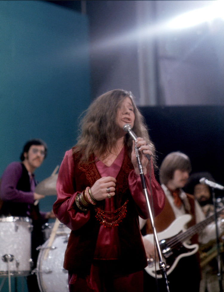 Janis Joplin Performing with the Kozmic Blues Band on the Ed Sullivan Show, 1969 - Morrison Hotel Gallery