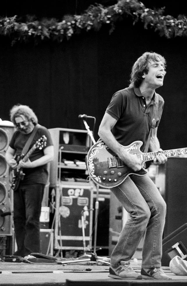 Jerry Garcia and Bob Weir, Grateful Dead, Frost Amphitheater, Palo Alto, CA, 1982 - Morrison Hotel Gallery