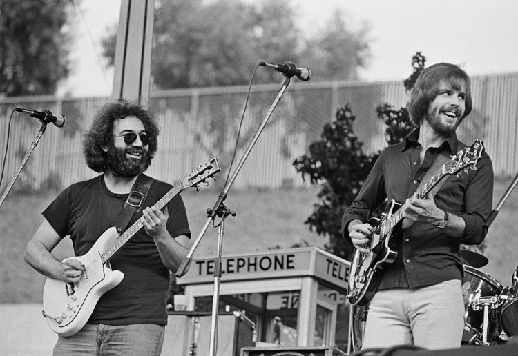 Jerry Garcia and Bobby Weir, Grateful Dead, Oakland Coliseum, Oakland, CA, October, 10, 1976. - Morrison Hotel Gallery
