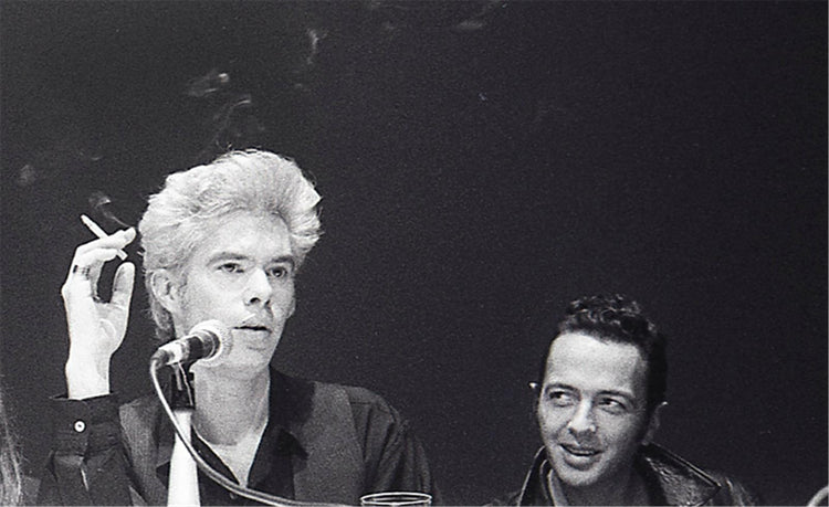 Jim Jarmusch and Joe Strummer, NY Film Festival, 1989 - Morrison Hotel Gallery