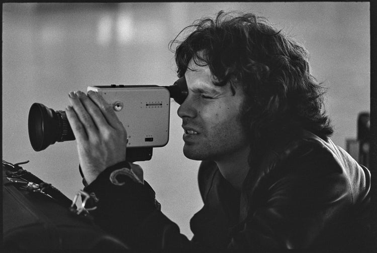 Jim Morrison, Filming with Super 8 Camera - Morrison Hotel Gallery