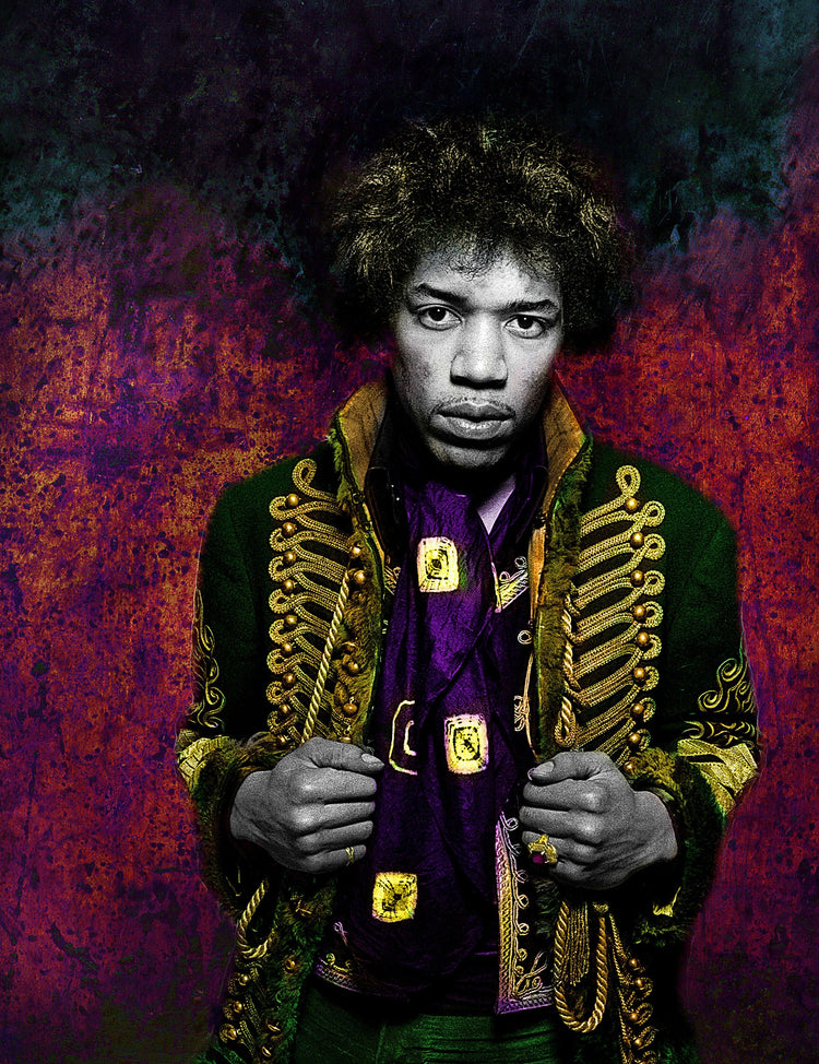 Jimi Hendrix, Green Jacket - Morrison Hotel Gallery