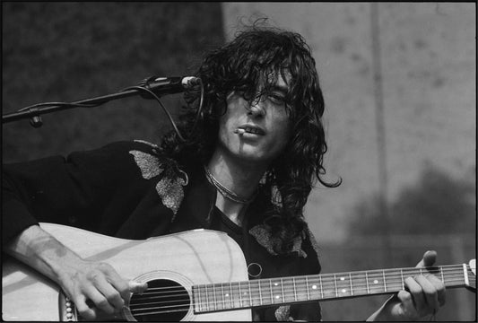 Jimmy Page, Led Zeppelin, Acoustic - Morrison Hotel Gallery
