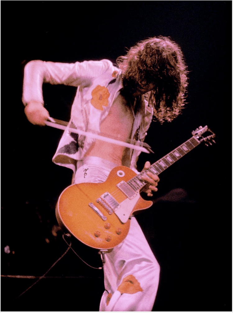 Jimmy Page of Led Zeppelin at Madison Square Garden NYC, 1977 - Morrison Hotel Gallery