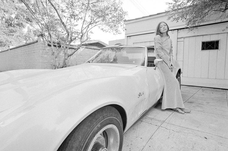 Joan Didion, Next to a Stingray, Hollywood, 1968 - Morrison Hotel Gallery
