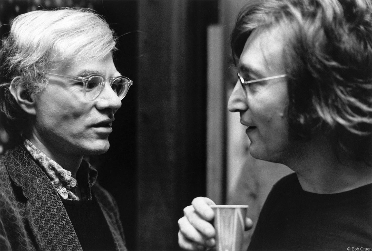 【限定品】 Andy Warhol John Lennon （83/100） John Lennon & Andy Warhol, NYC, 1972