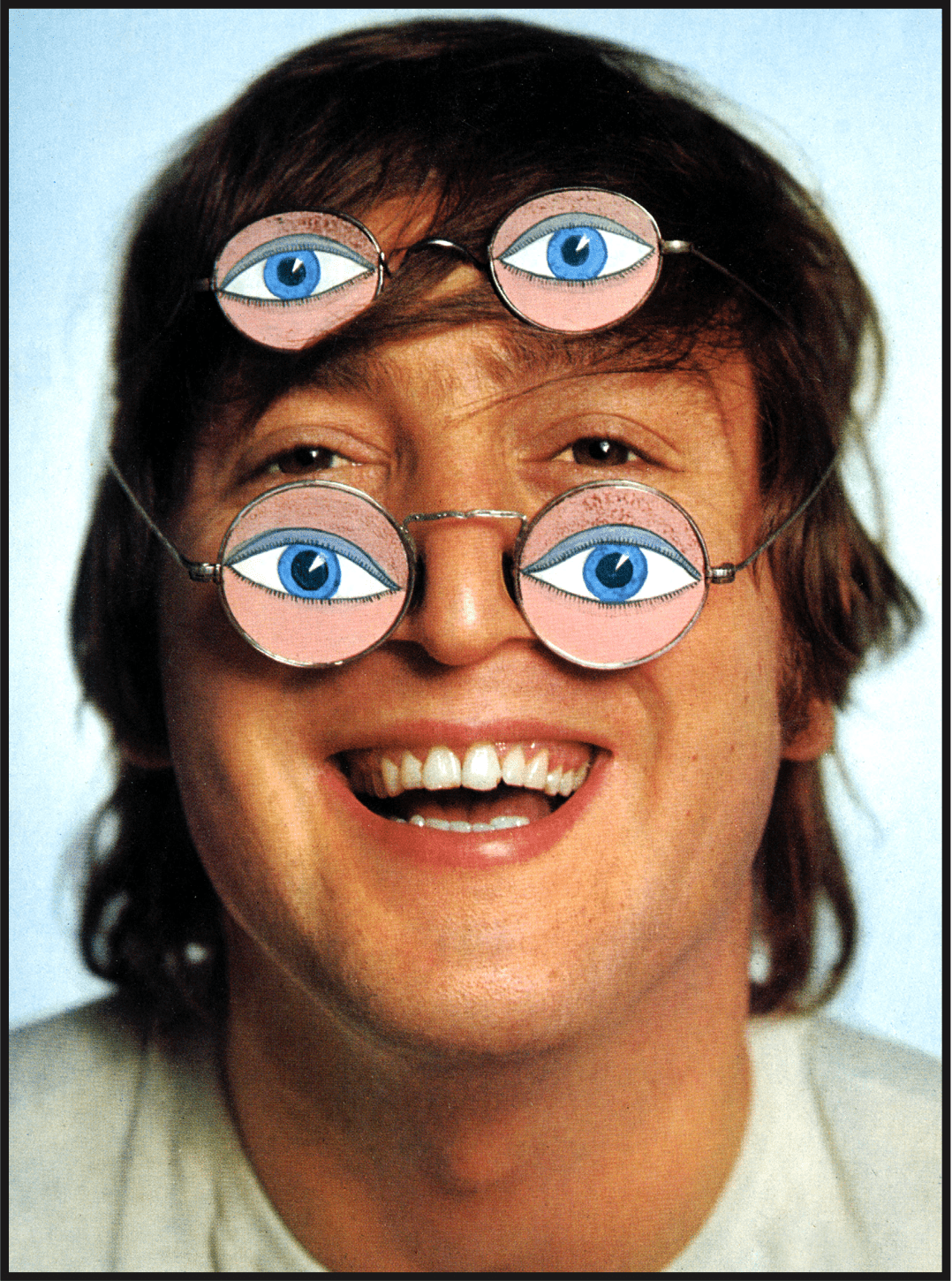 John Lennon Eye Glasses Color London 1966