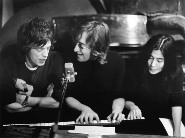John Lennon, Yoko Ono & Mick Jagger, NYC, 1972 - Morrison Hotel Gallery