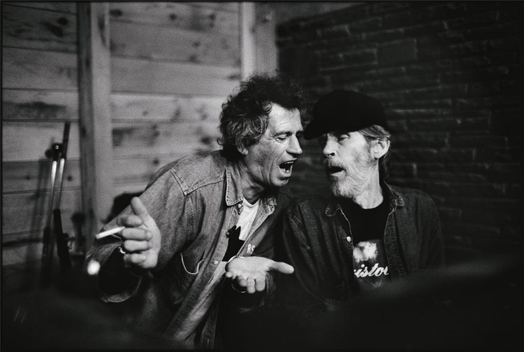 Keith Richards & Levon Helm, Woodstock, NY, 1996 - Morrison Hotel Gallery