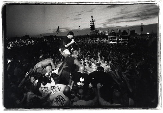 Limp Bizkit, Fred Durst, Crowdsurfing, Woodstock, 1999 - Morrison Hotel Gallery