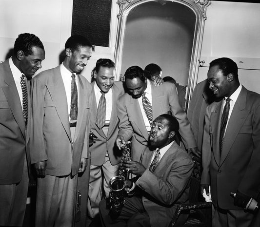 Louis Jordan, Seated with his Band - Morrison Hotel Gallery