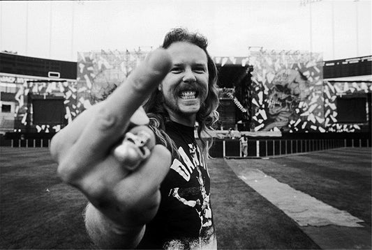 Metallica, James Hetfield, Black Album Tour, 1991 - Morrison Hotel Gallery