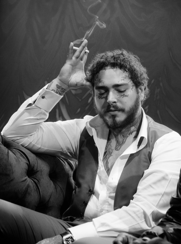 Post Malone, Smoking a Cigarette - Morrison Hotel Gallery