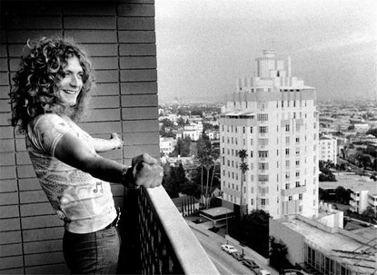 Robert Plant, Led Zeppelin, Sunset Strip, Los Angeles, CA, 1975