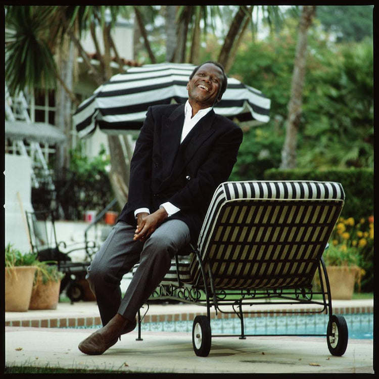 Sidney Poitier (at home), Los Angeles CA, 1987 - Morrison Hotel Gallery