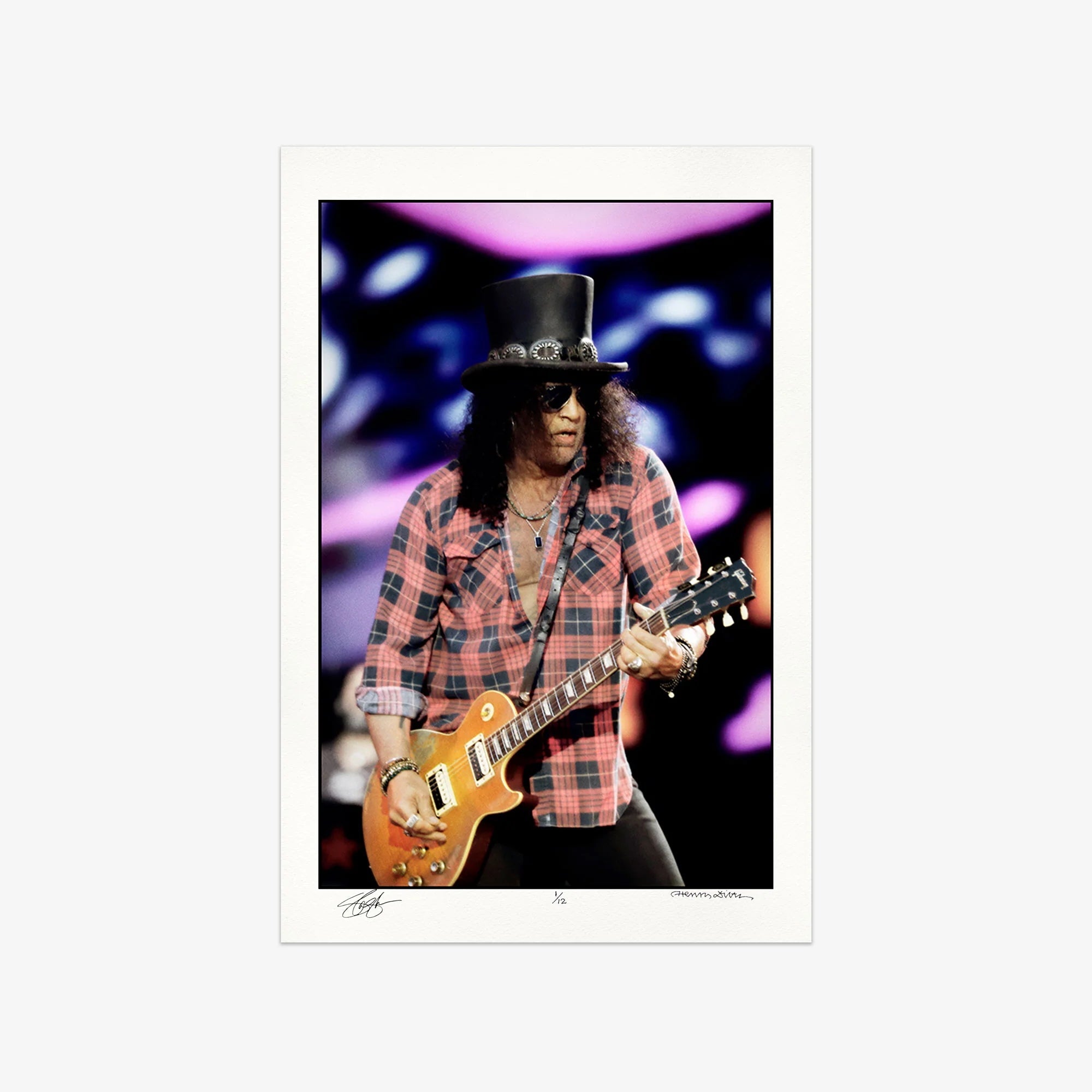 Slash, Guns N' Roses, Sweet Child O' Mine, 2023, Colourised & Co - signed - Morrison Hotel Gallery