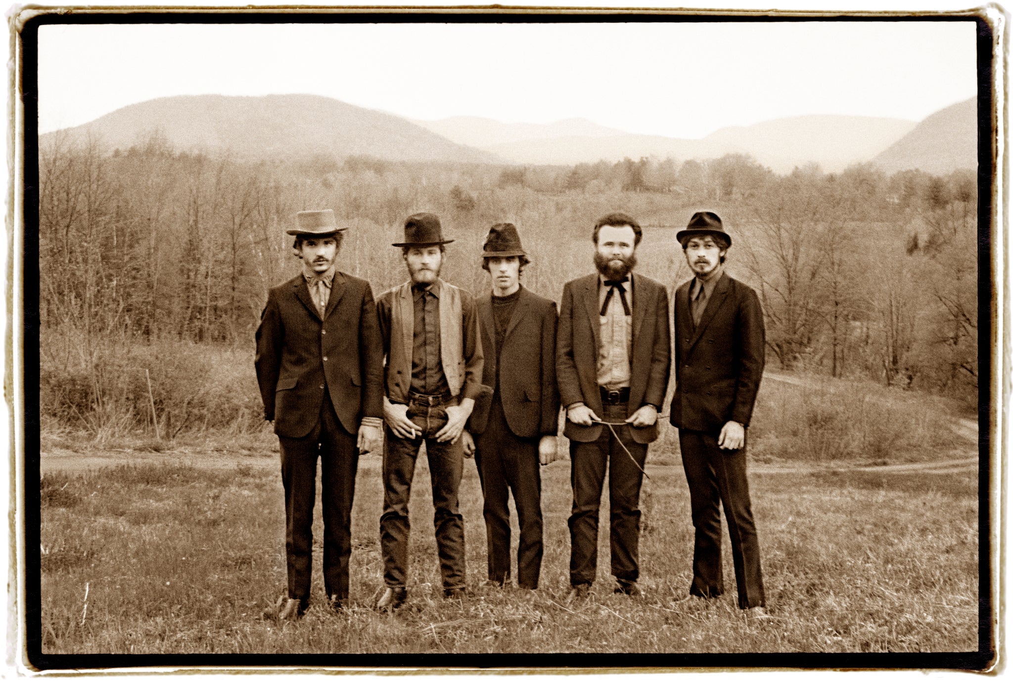 The Band, Music From Big Pink album photograph, Bearsville