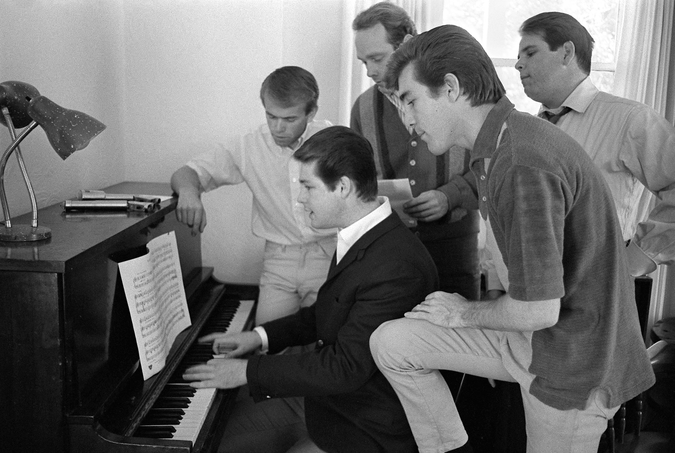 The Beach Boys, At the piano rehearsing - Morrison Hotel Gallery