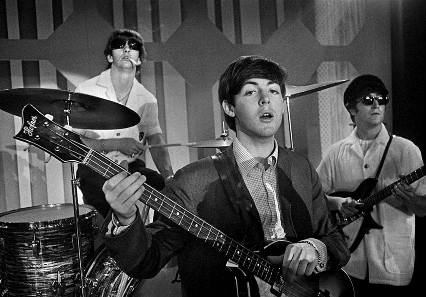 The Beatles at Rehearsal