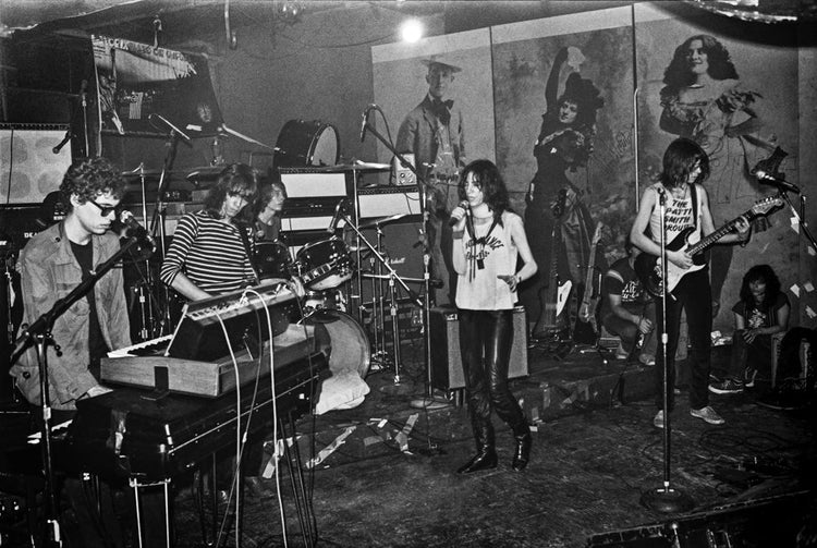 The Patti Smith Group performing at CBGB's, NYC, 1977 - Morrison Hotel Gallery