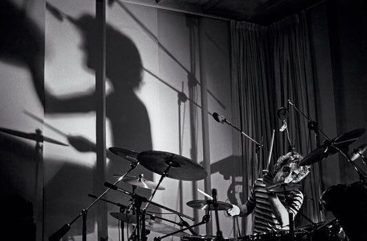 The Police, Stewart Copeland recording at AIR Studios, Monserrat, 1981 - Morrison Hotel Gallery
