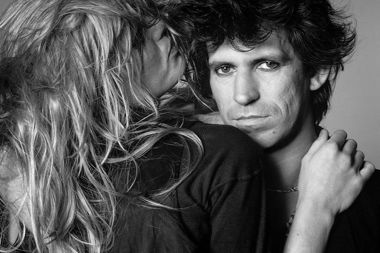The Rolling Stones, Keith Richards and Patti Hansen, 1981 - Morrison Hotel Gallery