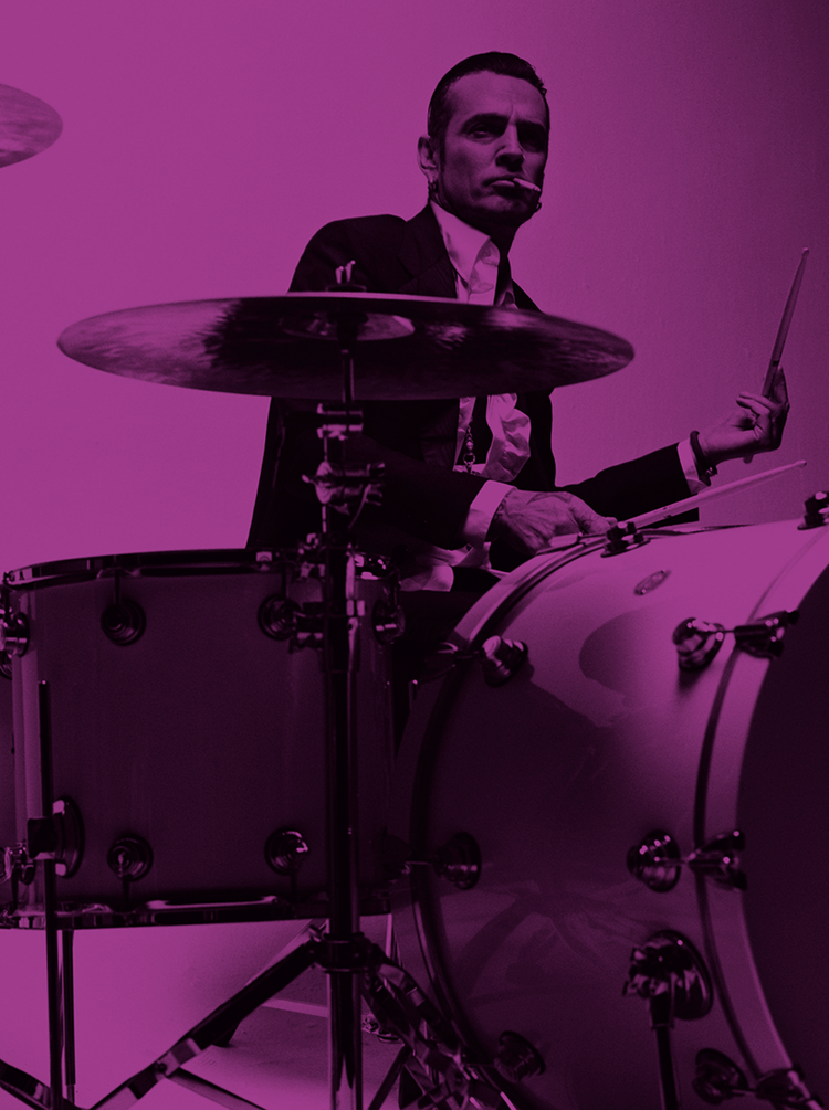 Tommy Lee, Playing Drums 1, Los Angeles, 2006 - Morrison Hotel Gallery