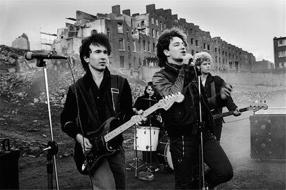 U2 at Summerhill, Dublin City, Ireland, 1981