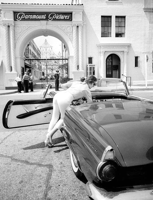 Woman with T - Bird, Paramount Pictures Studio, 1962 - Morrison Hotel Gallery