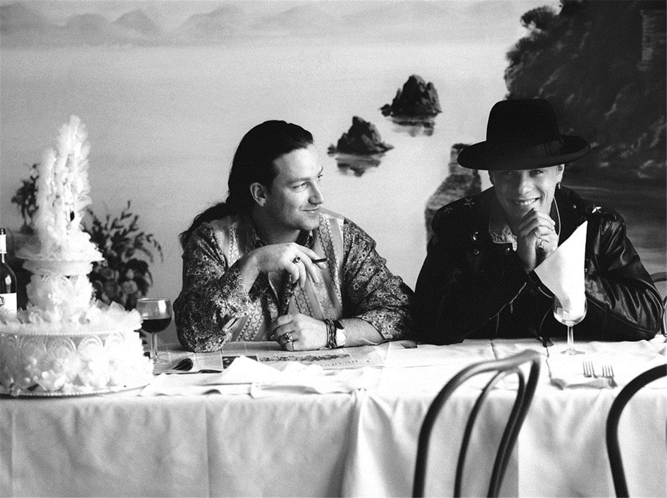 U2, Bono & Larry Mullen Jr, Rome, Italy, 1989 - Morrison Hotel Gallery